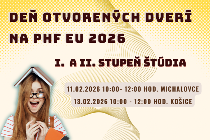 Informačný deň 11.2.2026 v Michalovciach a 13.2.2026 v Košiciach Informačný deň 11.2.2026 v Michalovciach a 13.2.2026 v Košiciach