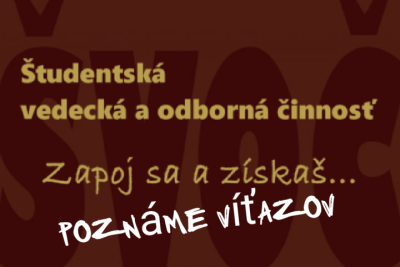 ŠVOČ 2024/2025 na PHF EU