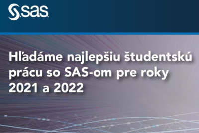 Súťaž o najlepšiu študentskú prácu napísanú za pomoci softvéru SAS