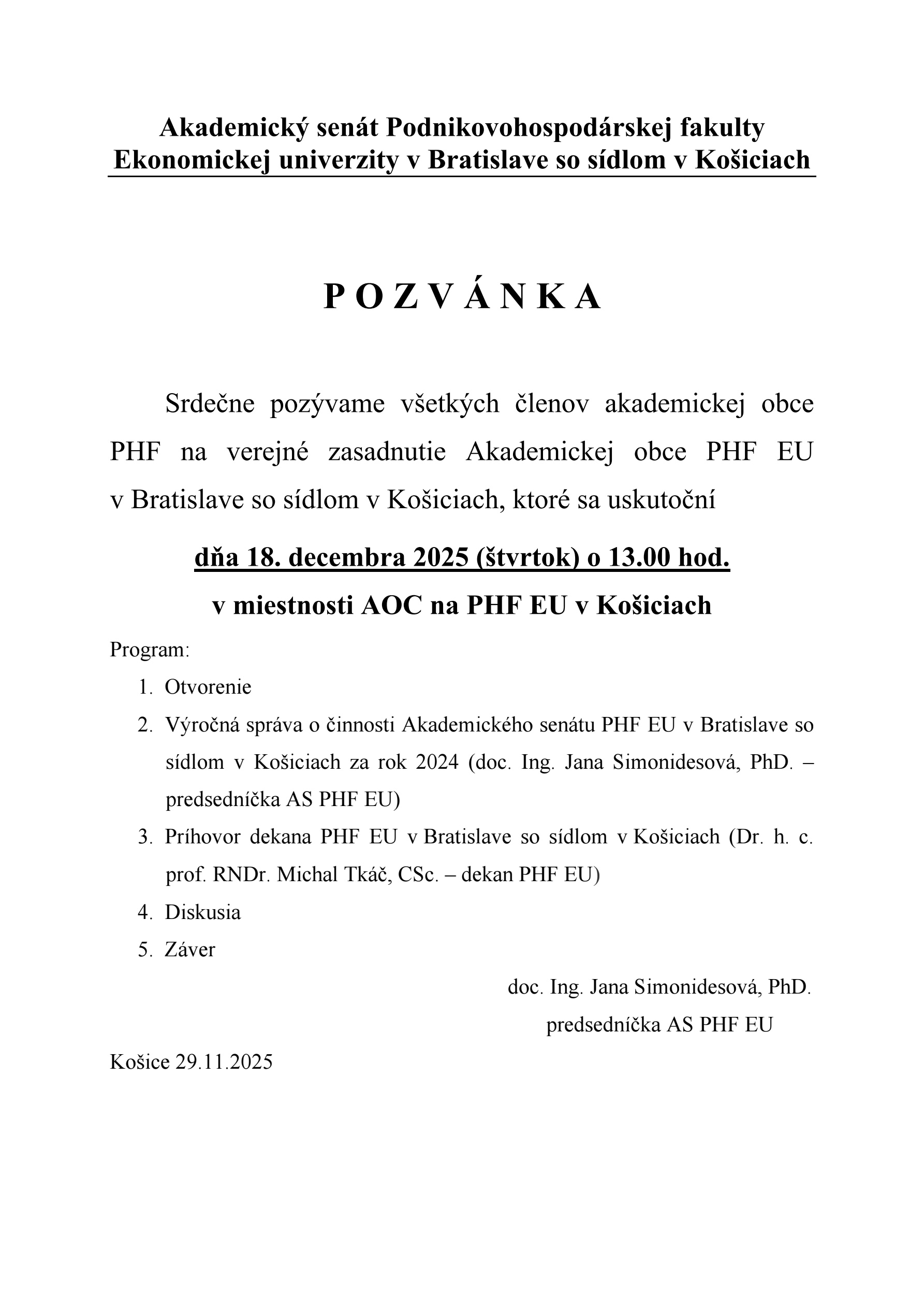 pozvanka ao phf 18.12.2025