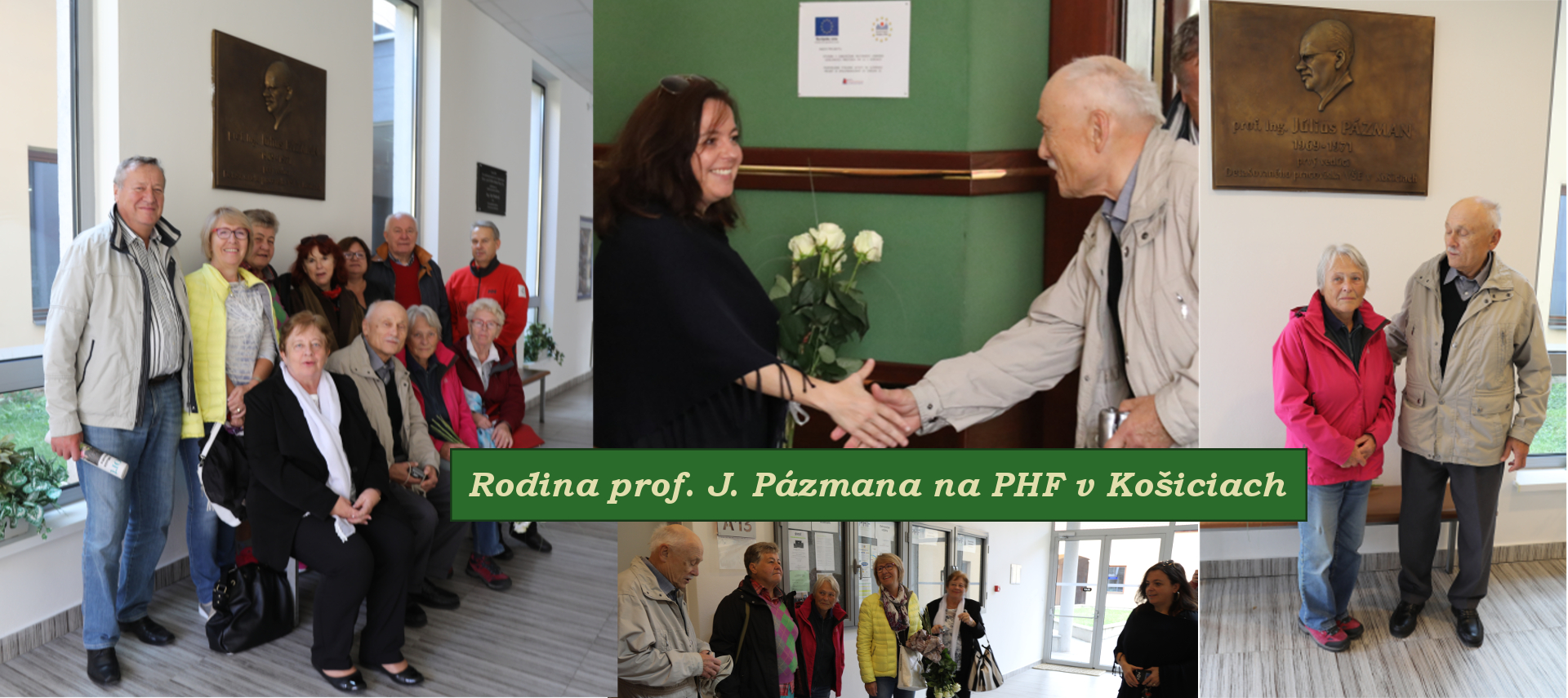 prof. Ing. J. Pazman na PHF v Košiciach, EU v Bratislave