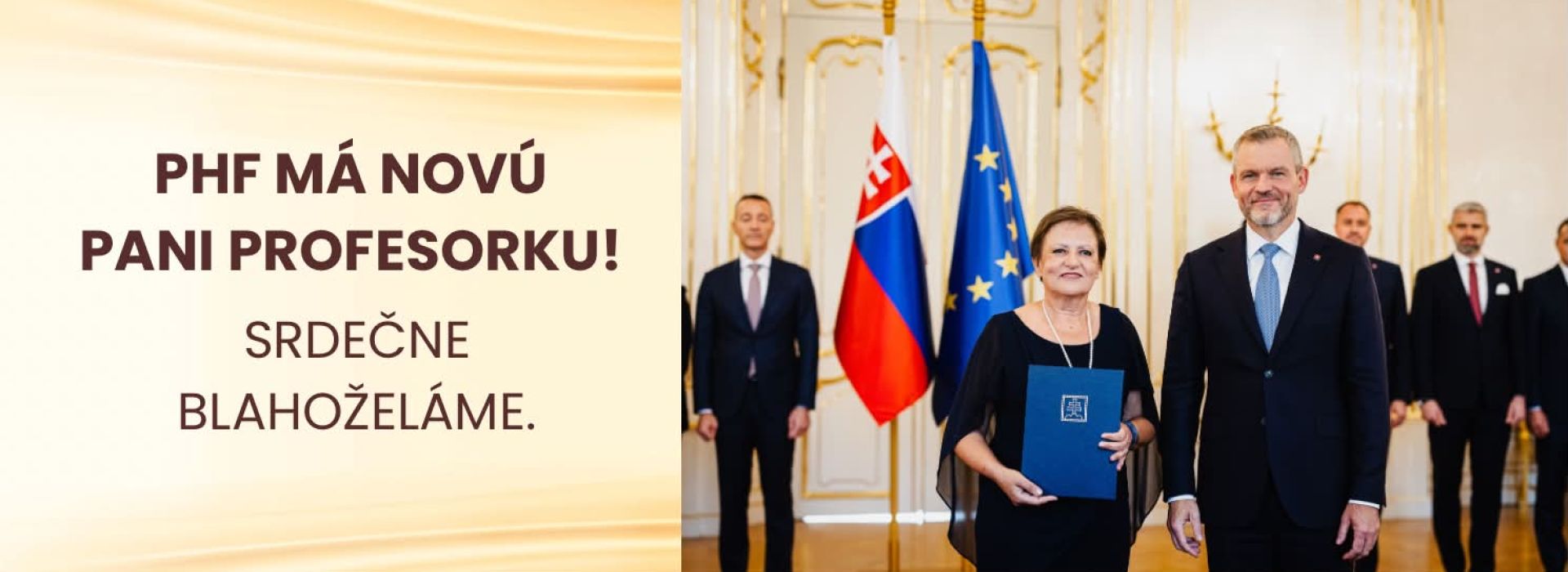 PHF má novú pani profesorku!